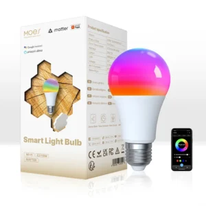 Tuya Matter WiFi Smart Bulb Dimmable Led Light 16 Million RGB Colors GU10 E27 E14 Candle Lamp Voice Control Alexa Google Home
