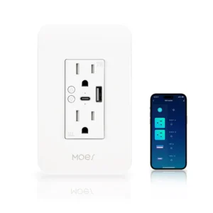 WiFi Smart Power Wall Socket with Type C And USB Dual Outlet Plug