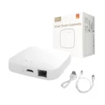 MOES Tuya Smart Wired Multi-mode Smart Home Gateway ZigBee WiFi Bluetooth Mesh Hub Away Stay Home Security Protect Mode Functional  Smart Life APP