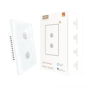 MOES Tuya WiFi Multi-gang Smart Light Dimmer Switch 1/2/3 Gang Smart Life/Tuya APP Works with Alexa Google Voice Assistants