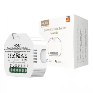 Moes WiFi Mini DIY RF433 Smart Roller Blinds Shutters Curtain Switch Module for Electric Motor