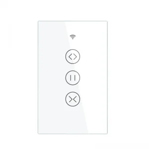 Moes WiFi RF433 Smart Touch Panel Curtains Roller Blinds and Shutters  Switch with Backlight, Compatible with Wireless Remote, Smart Life and Tuya App