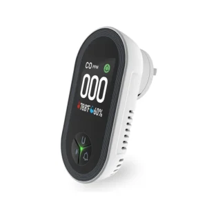 MOES Carbon Monoxide Detector Plug-in 3-in-1 Display with Temperature Humidity Sensor