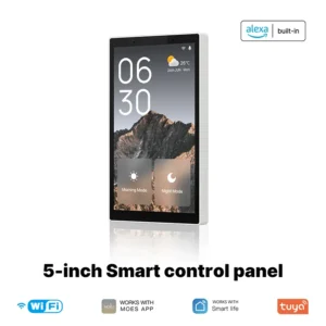 MOES Wifi Smart 5-inch Touch Screen US Center Control Panel ZigBee Gateway